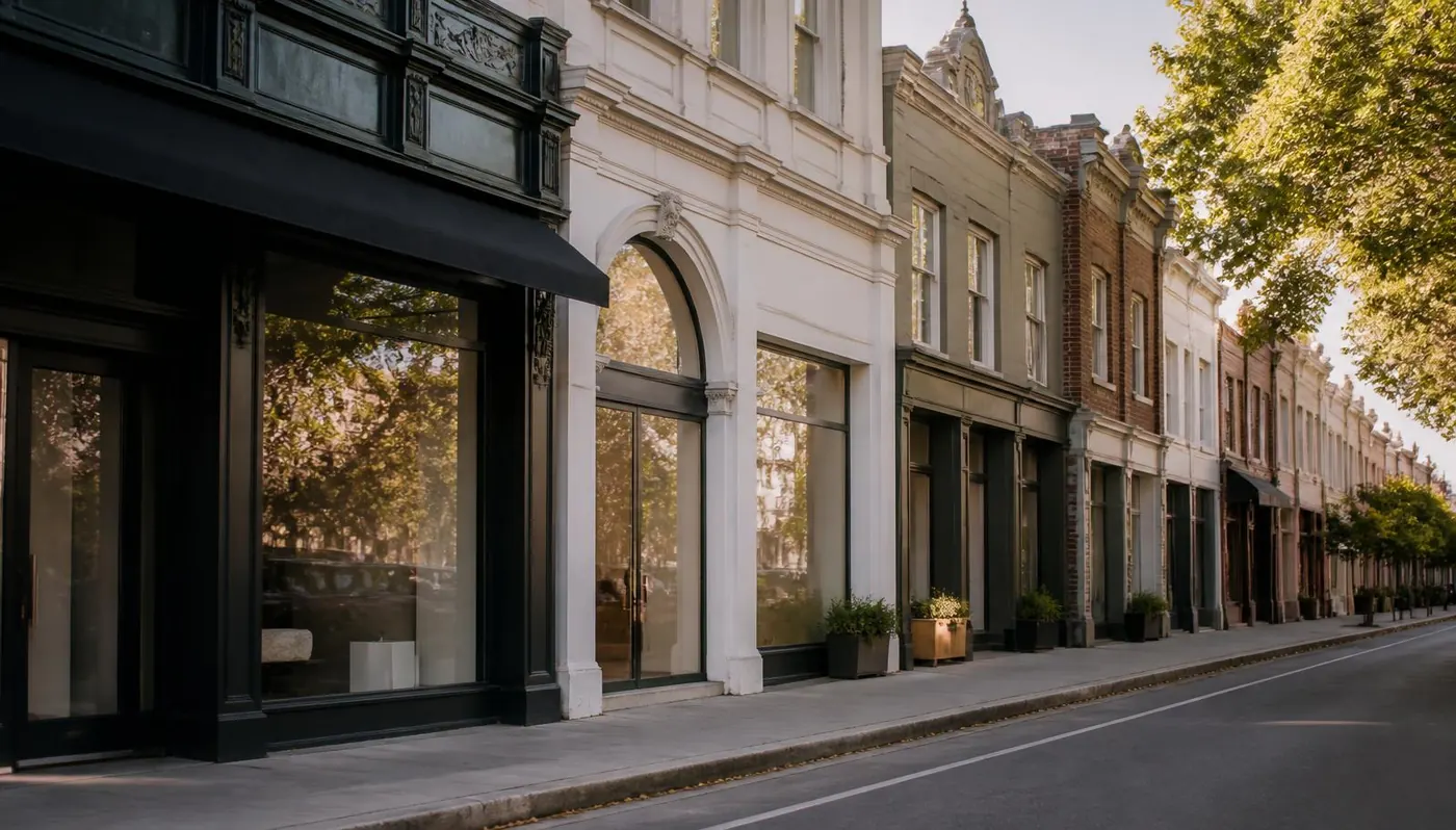 Retail shopfront and commercial tenancy